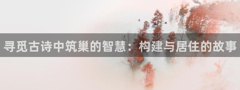 意昂体育3联系电话：寻觅古诗中筑巢的智慧：构建与居住的故事