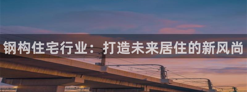 意昂体育3平台APP：钢构住宅行业：打造未来居住的新风尚