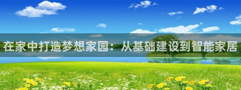 注册意昂3：在家中打造梦想家园：从基础建设到智能家居